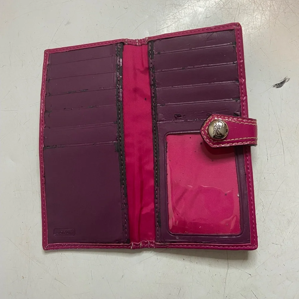 Coach long wallet